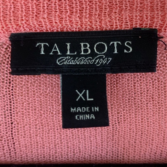 Talbots Coral Cardigan - Picture 3 of 7